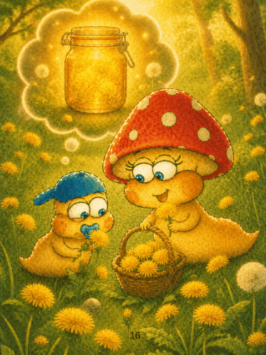 Tiny and Milli discover golden forest honey